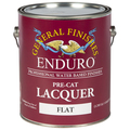 General Finishes 1 Gal Clear Enduro Pre-Cat Lacquer Water-Based Topcoat, Flat GPCF